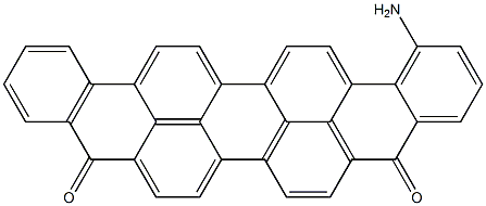 1-Aminoanthra[9,1,2-cde]benzo[rst]pentaphene-5,10-dione Struktur