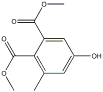 6-Methyl-4-hydroxyphthalic acid dimethyl ester Struktur