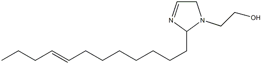 2-(8-Dodecenyl)-3-imidazoline-1-ethanol Struktur