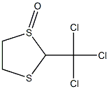 2-(Trichloromethyl)-1,3-dithiolane 1-oxide Struktur