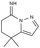 4,4-Dimethyl-5,6-dihydropyrazolo[1,5-a]pyridin-7(4H)-imine Struktur