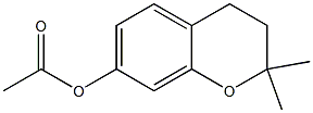 2,2-Dimethyl-7-acetoxy-2,3-dihydro-4H-1-benzopyran Struktur