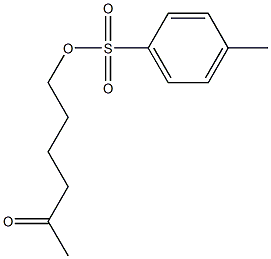 p-Toluenesulfonic acid 5-oxohexyl ester Struktur