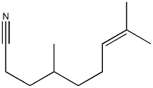 4,8-Dimethyl-7-nonenenitrile Struktur