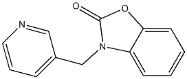 3-(3-Pyridinylmethyl)benzoxazol-2(3H)-one Struktur