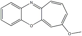 7-Methoxybenzo[b]cyclohept[e][1,4]oxazine Struktur