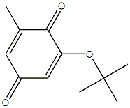 2-(tert-Butyloxy)-6-methyl-2,5-cyclohexadiene-1,4-dione Struktur