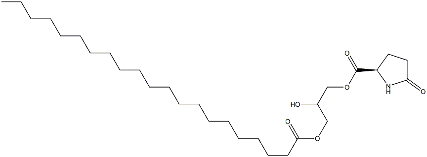 1-[(D-Pyroglutamoyl)oxy]-2,3-propanediol 3-henicosanoate Struktur