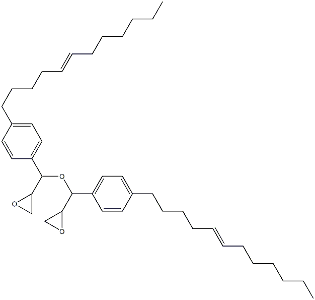 4-(5-Dodecenyl)phenylglycidyl ether Struktur