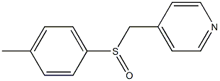 4-Pyridylmethyl p-tolyl sulfoxide Struktur