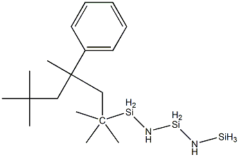 1,1,1,3,5,5,5-Heptamethyl-3-phenylpentanetrisilazane Struktur