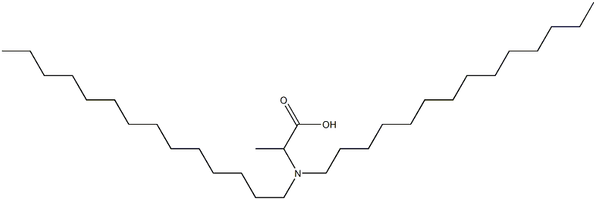 2-(Ditetradecylamino)propanoic acid Struktur