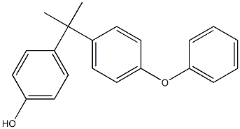 4-[1-Methyl-1-(4-phenoxyphenyl)ethyl]phenol Struktur