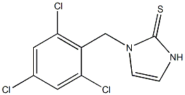 1-(2,4,6-Trichlorobenzyl)-1,3-dihydro-2H-imidazole-2-thione Struktur