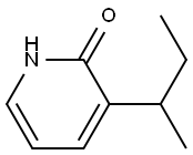 3-(1-Methylpropyl)-2(1H)-pyridone Struktur