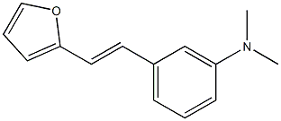 2-(3-(Dimethylamino)styryl)furan Struktur