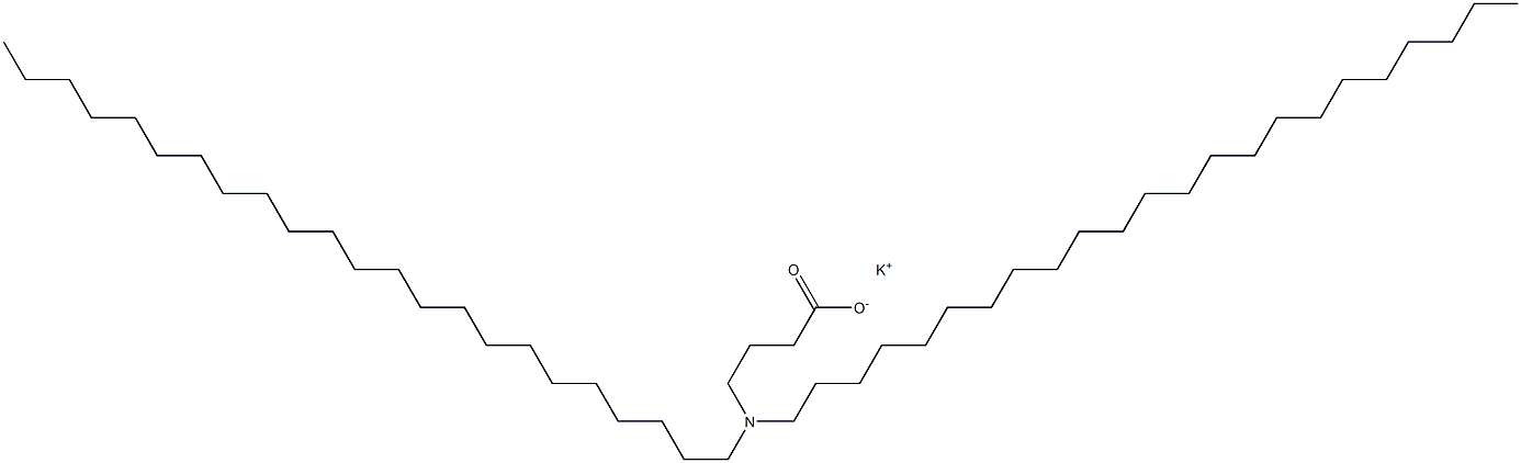 4-(Ditricosylamino)butyric acid potassium salt Struktur