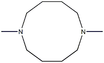 1,6-Dimethyl-1,6-diazacyclodecane Struktur