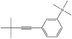 1-(3,3-Dimethyl-1-butynyl)-3-trimethylsilylbenzene Struktur