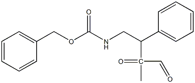 N-(1-Methylglyoxyloyl-2-phenylethyl)carbamic acid benzyl ester Struktur