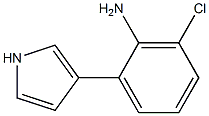 3-(2-Amino-3-chlorophenyl)-1H-pyrrole Struktur