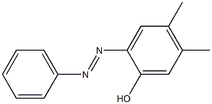 4,5-Dimethyl-2-(phenylazo)phenol Struktur