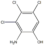 2-Amino-3,4,5-trichlorophenol Struktur