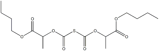 (Butoxycarbonyl)(ethoxycarbonyl) sulfide Struktur