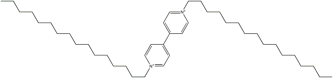 1,1'-Bishexadecyl-4,4'-bipyridinium Struktur