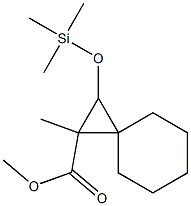 1-Methyl-2-(trimethylsiloxy)spiro[2.5]octane-1-carboxylic acid methyl ester Struktur