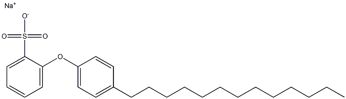 2-(4-Tridecylphenoxy)benzenesulfonic acid sodium salt Struktur