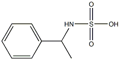 N-(1-Phenylethyl)sulfamic acid Struktur