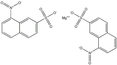 Bis(8-nitro-2-naphthalenesulfonic acid)magnesium salt Struktur