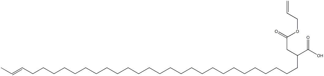 2-(27-Nonacosenyl)succinic acid 1-hydrogen 4-allyl ester Struktur