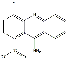 4-Fluoro-9-amino-1-nitroacridine Struktur