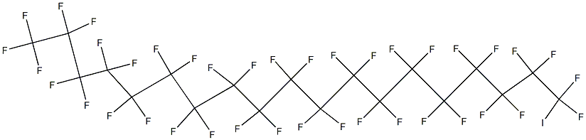 1,1,1,2,2,3,3,4,4,5,5,6,6,7,7,8,8,9,9,10,10,11,11,12,12,13,13,14,14,15,15,16,16,17,17,18,18,19,19-Nonatriacontafluoro-19-iodononadecane Struktur