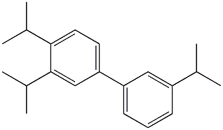 3,3',4'-Triisopropyl-1,1'-biphenyl Struktur