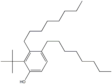 Dioctyl-t-butylphenol Struktur