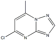 5-Chloro-7-methyl-s-triazolo[1,5-a]pyrimidine Struktur