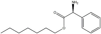 2-Phenylglycine heptyl ester Struktur