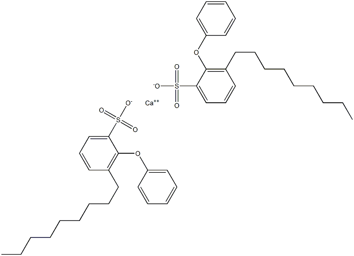 Bis(3-nonyl-2-phenoxybenzenesulfonic acid)calcium salt Struktur