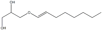 3-(1-Octenyloxy)-1,2-propanediol Struktur