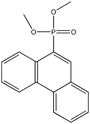 9-Phenanthrylphosphonic acid dimethyl ester Struktur