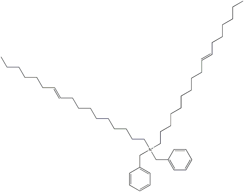 Di(10-heptadecenyl)dibenzylaminium Struktur