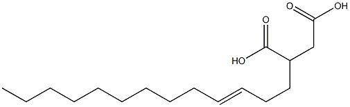 2-(3-Tridecenyl)succinic acid Struktur