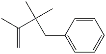 [2,2,3-Trimethyl-3-butenyl]benzene Struktur