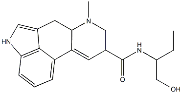 4,6,6a,7,8,9-Hexahydro-9-[1-(hydroxymethyl)propylcarbamoyl]-7-methylindolo[4,3-fg]quinoline Struktur