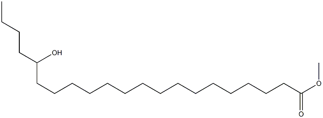 17-Hydroxyhenicosanoic acid methyl ester Struktur