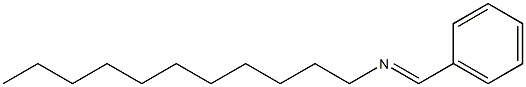 N-Benzylidene-N-undecylamine Struktur