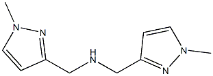 1,1'-Dimethyl[3,3'-(iminobismethylene)bis(1H-pyrazole)] Struktur